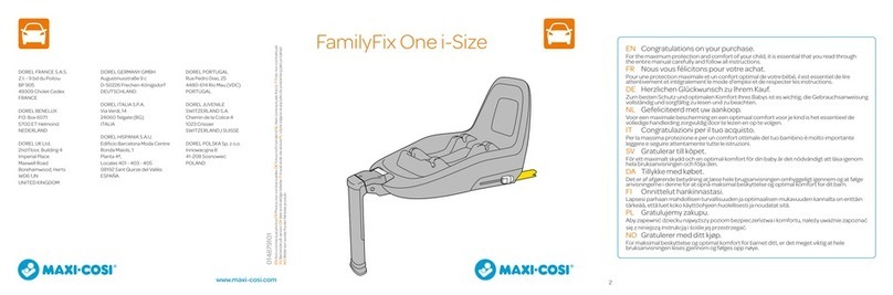 MaxiCosi FamilyFix One i-Size User manual