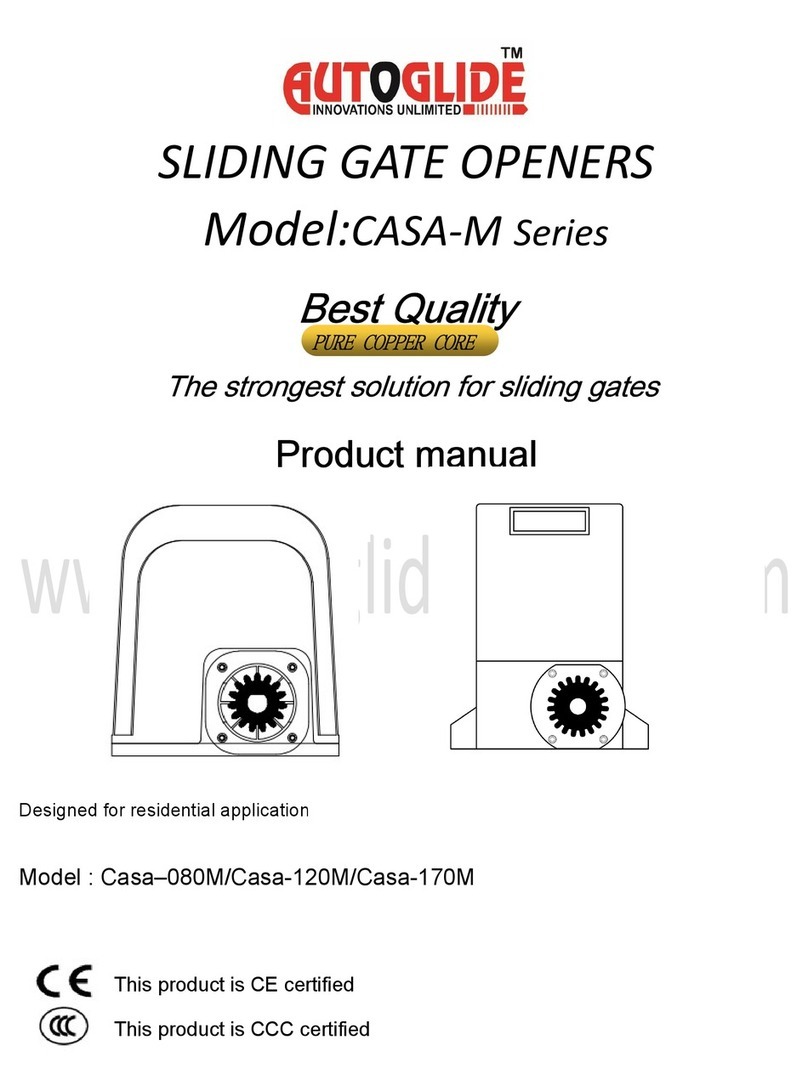 Autoglide CASA-M Series product manual