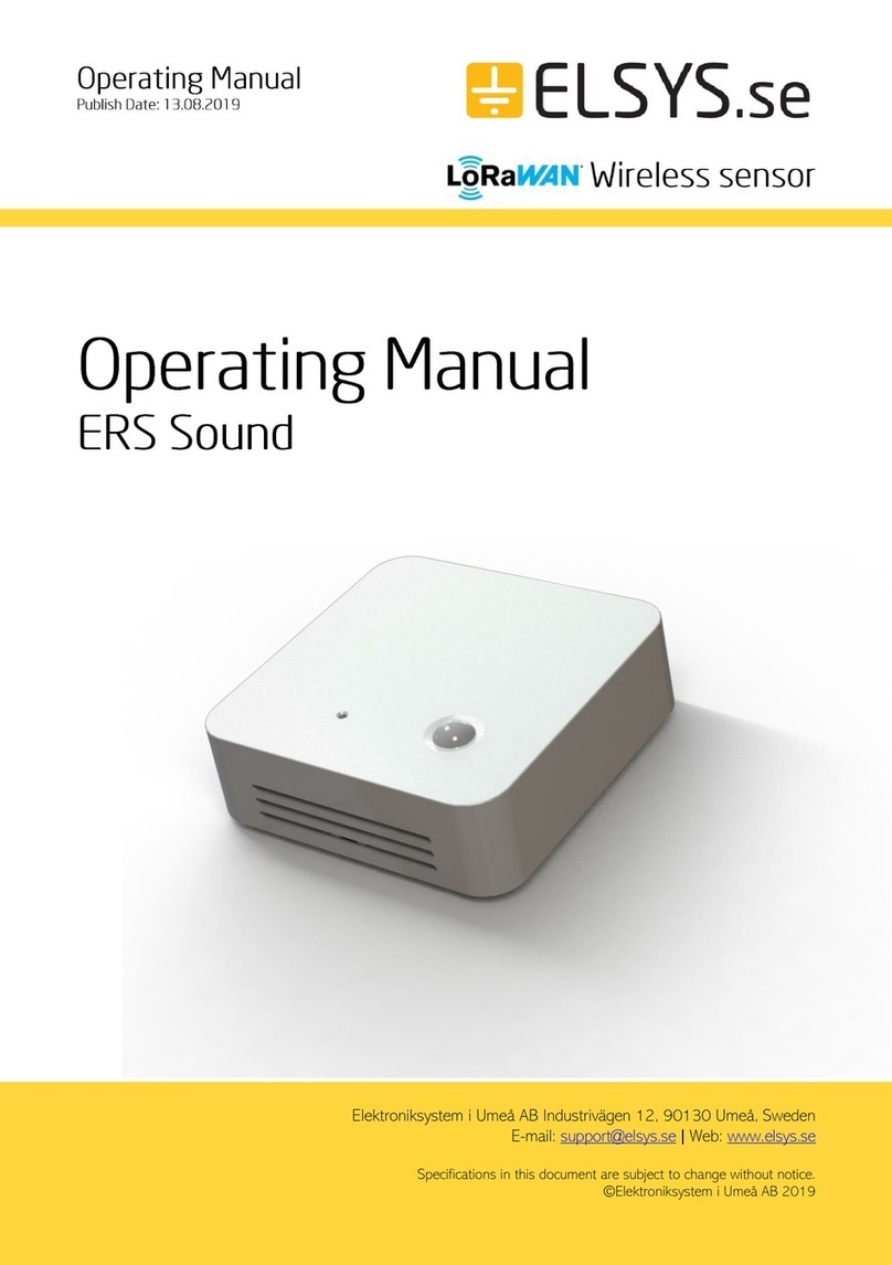 Elsys ERS operating manual