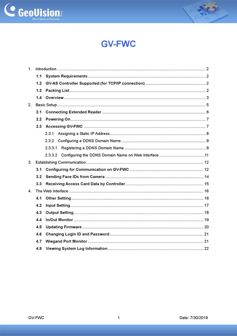 GeoVision GV-FWC User manual GeoVision GV-FWC User manual