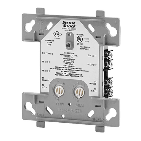 System Sensor M500FP User manual