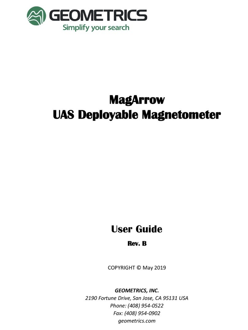 Geometrics MagArrow User manual