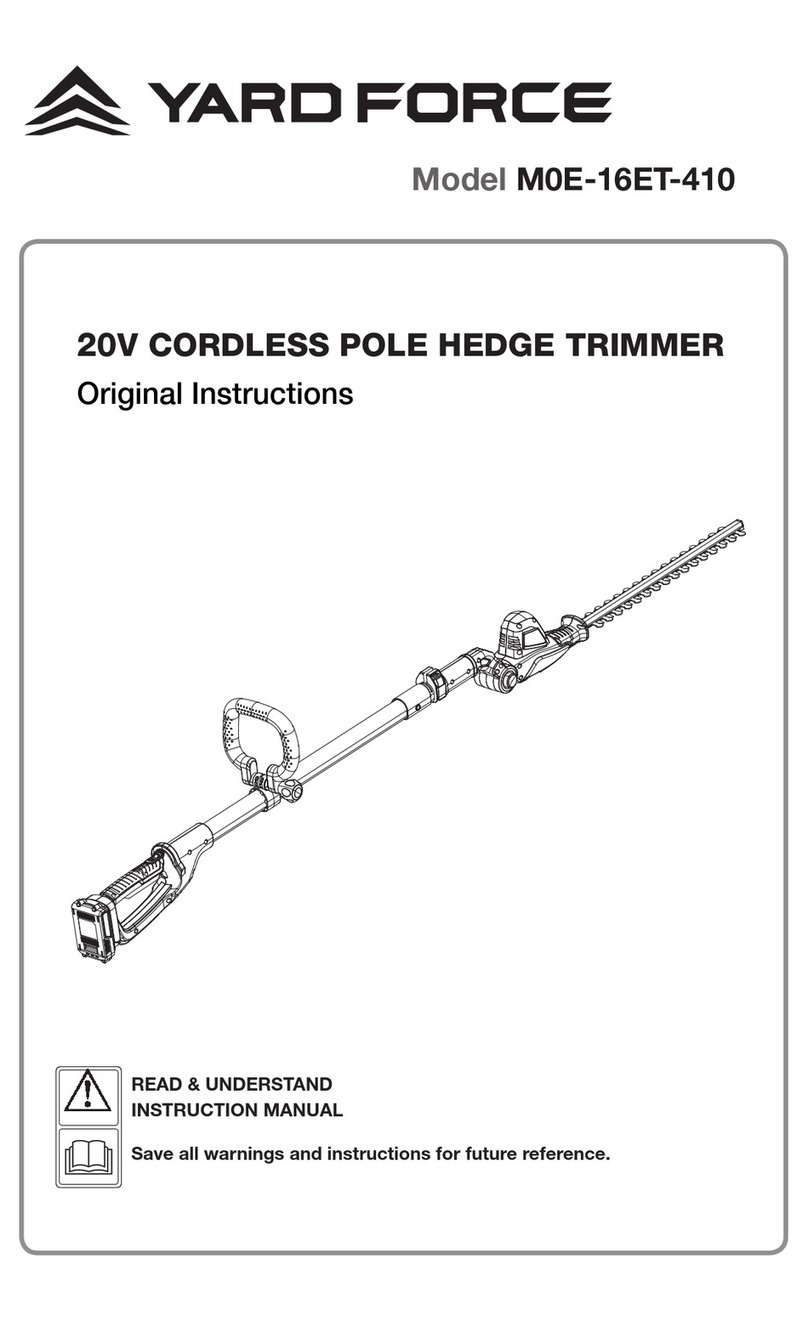Yard force M0E-16ET-410 Original instructions