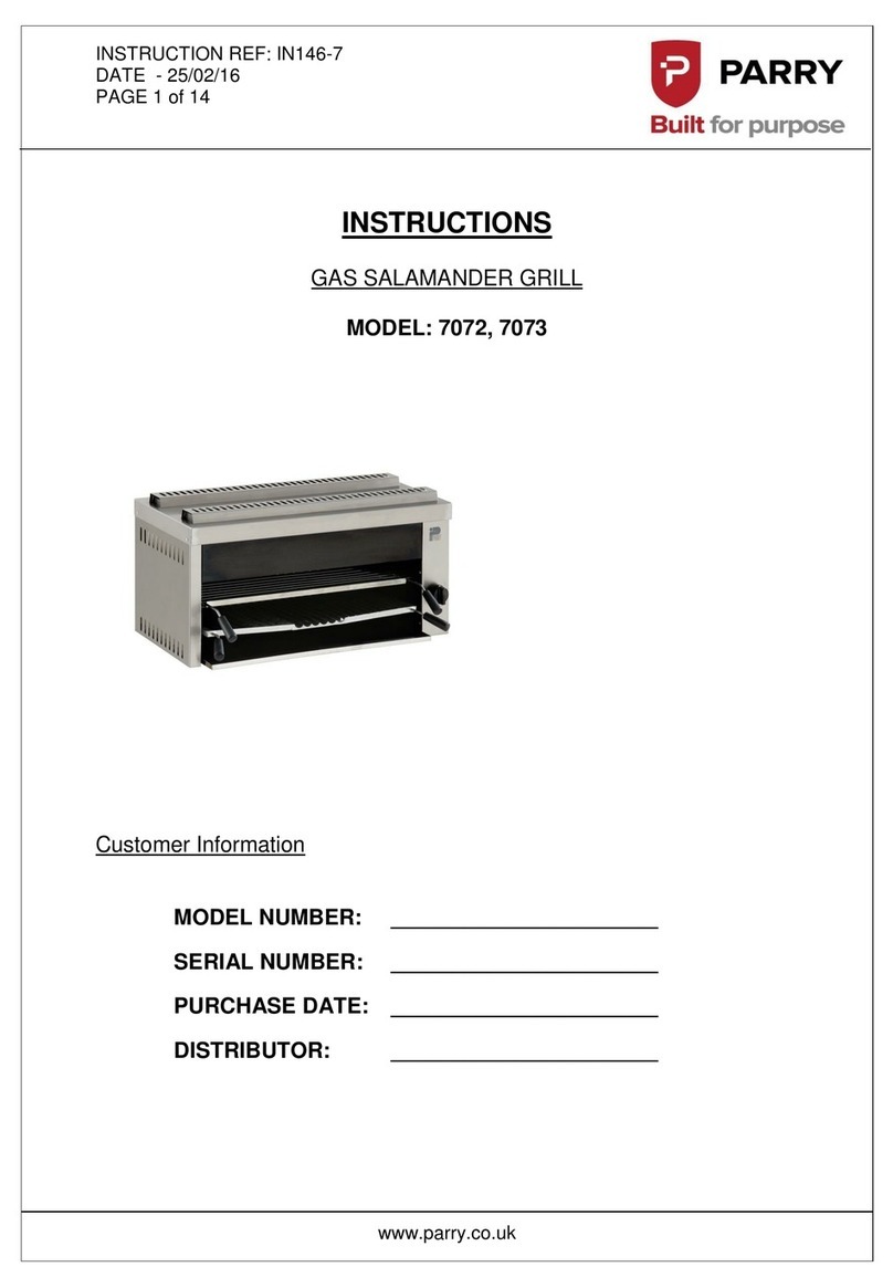 PARRY 7072 User manual
