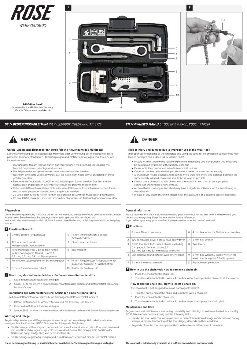 Rose electronics WERKZEUGBOX User manual
