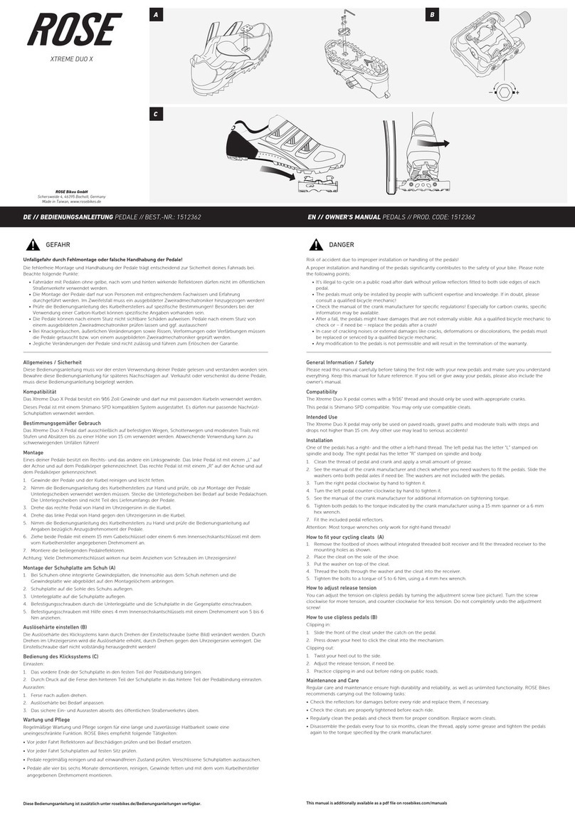 Rose electronics XTREME DUO X User manual