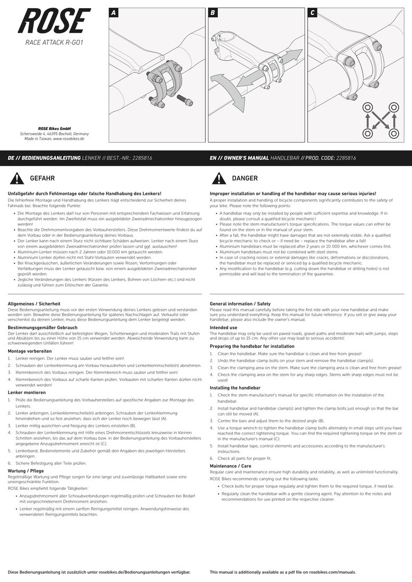 Rose electronics RACE ATTACK R-GO1 owner's manual