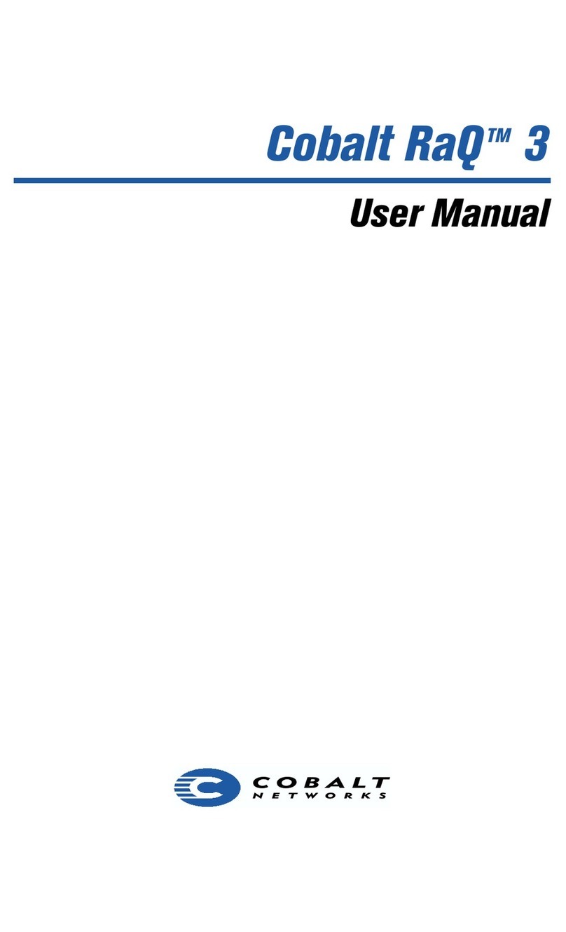 Cobalt Digital Inc RaQ 3 user manual