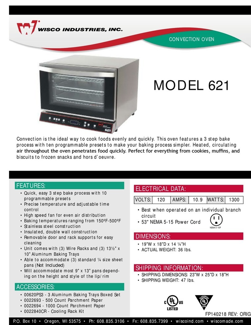 Wisco Industries 621 manual