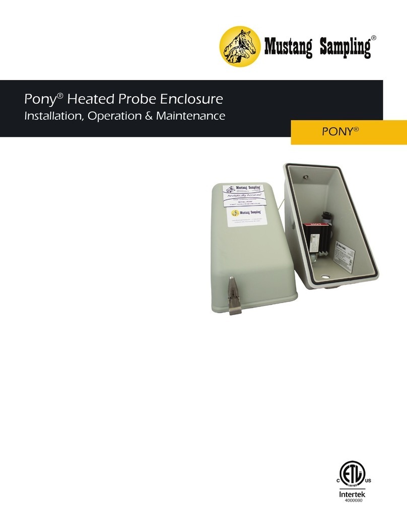 Mustang Sampling Pony Installation operation & maintenance Mustang Sampling Pony Installation operation & maintenance