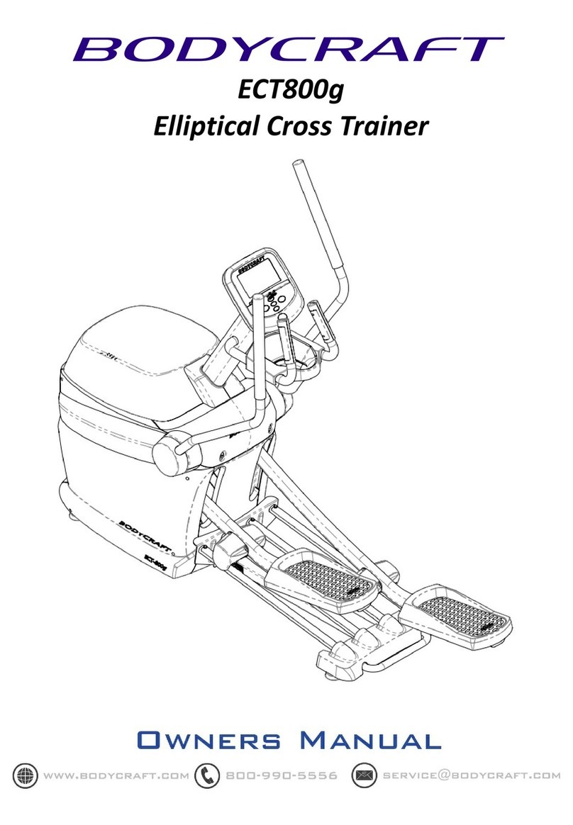 Body Craft ECT800g User manual