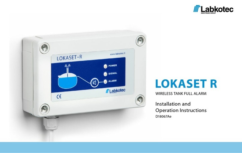 Labkotec LOKASET R Installation and operation instructions