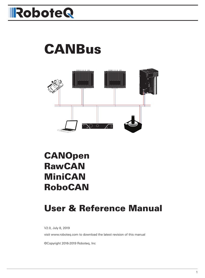 RoboteQ CANBus Series User's reference manual
