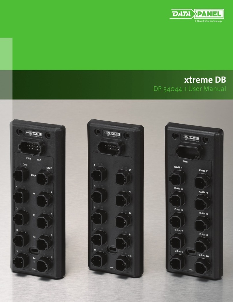 Murrelektronik Data Panel xtreme DB DP-34044-1 user manual
