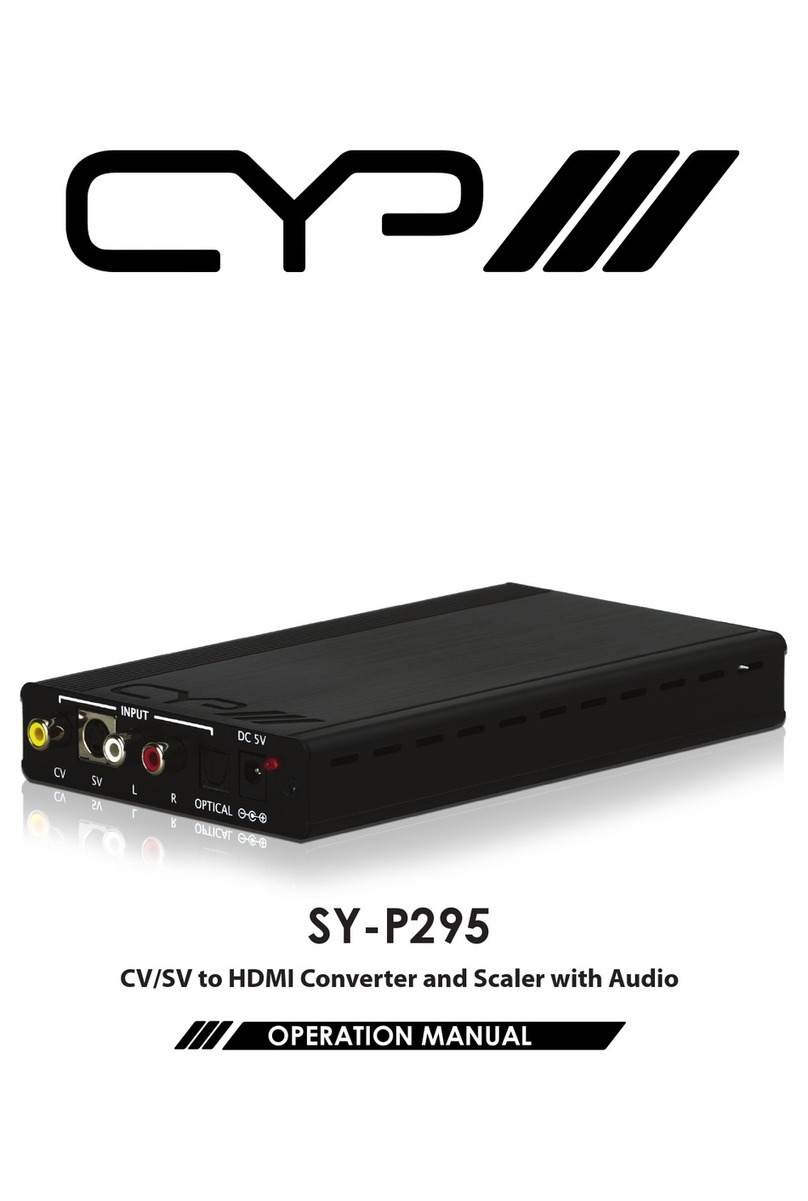 CYP SY-P295 User manual