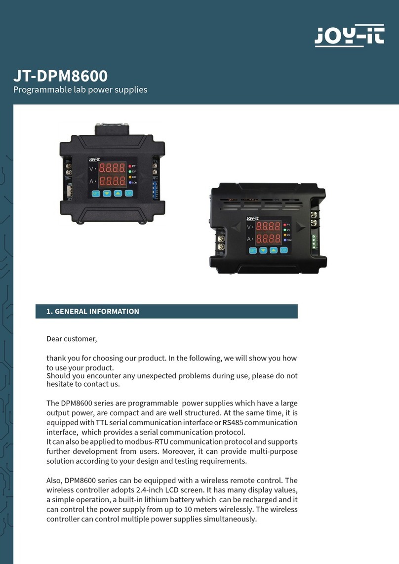 Joy-it JT-DPM8600 manual