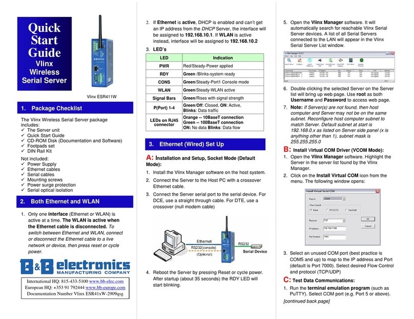 Vlinx ESR411W quick start guide