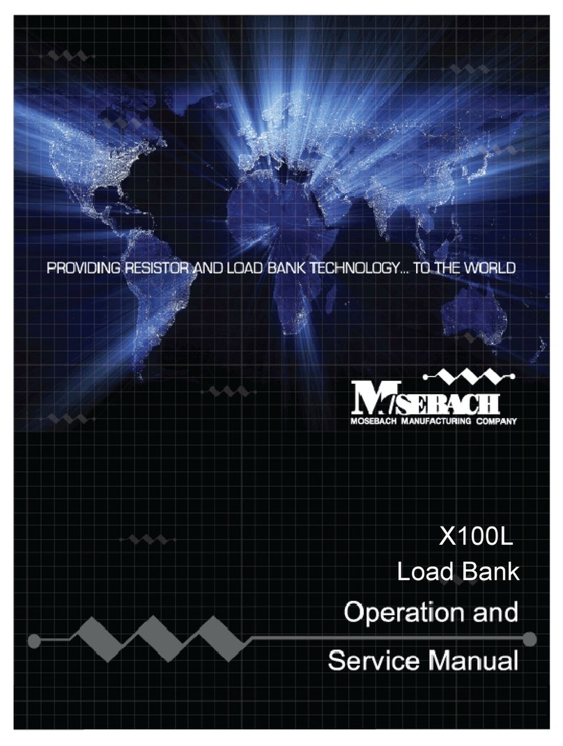 Mosebach X100L Operation and service manual