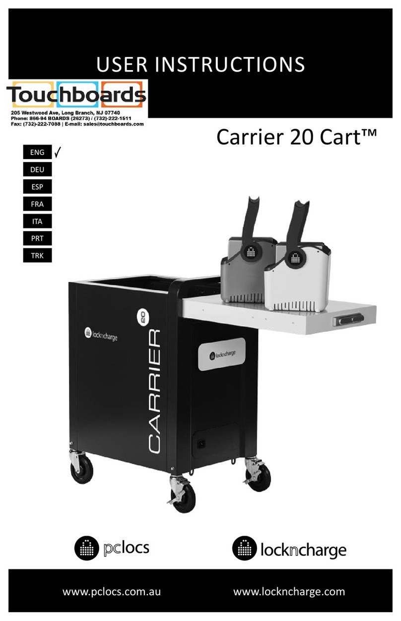 PC Locs Carrier 20 Cart User instructions