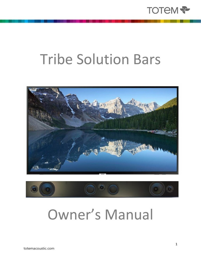 Totem Tribe owner's manual