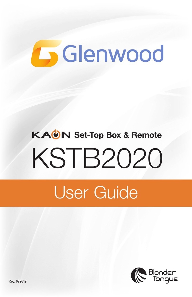 Glenwood Kaon KSTB2020 user guide