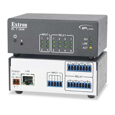 Extron electronics IP Link IPL T CR48 User manual
