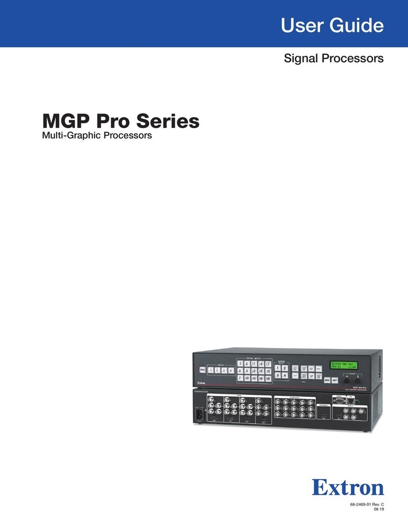 Extron electronics MGP Pro Series User manual