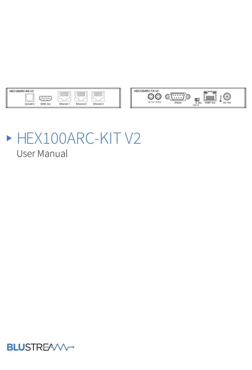 Blu Stream HEX100ARC-KIT V2 User manual
