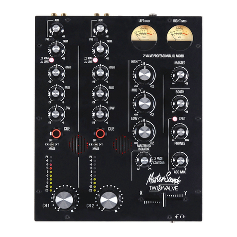 MasterSounds Radius TWO VALVE Operation manual