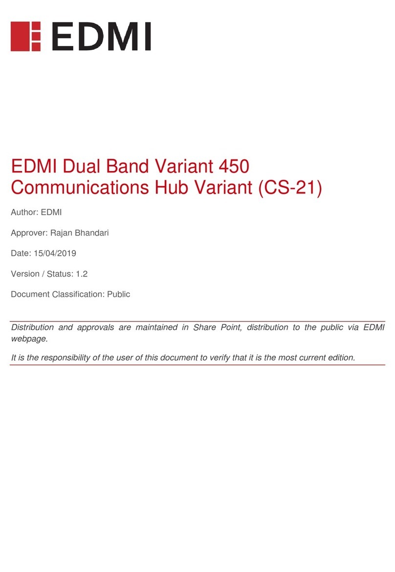 EDMI Variant 450 user manual
