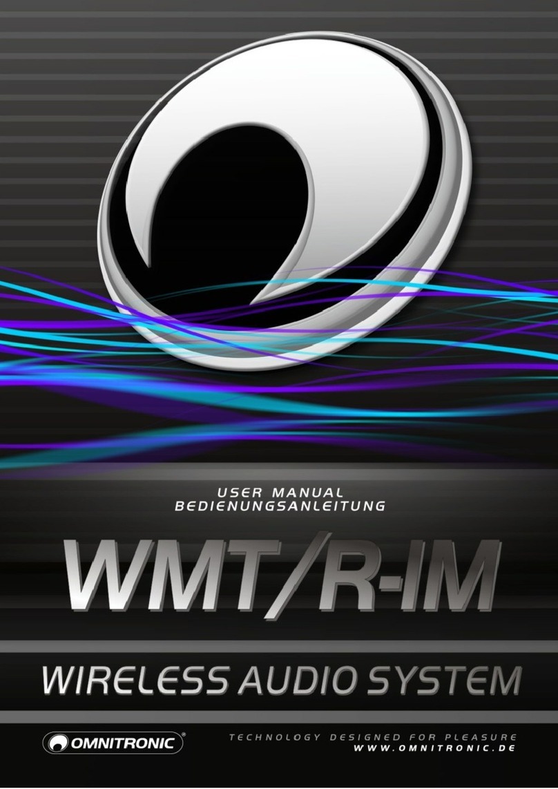 Omnitronic WMT-1M user manual