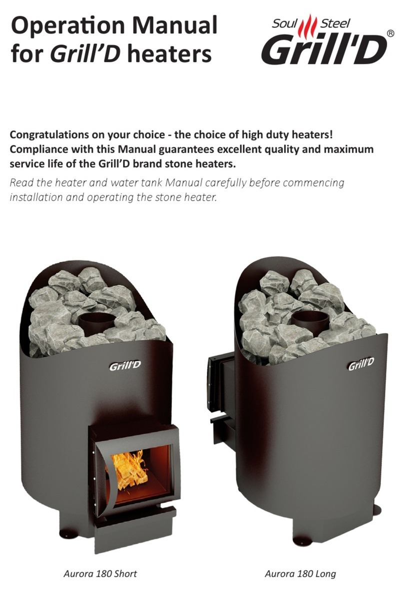 Grill'D Aurora 180 Short Operation manual