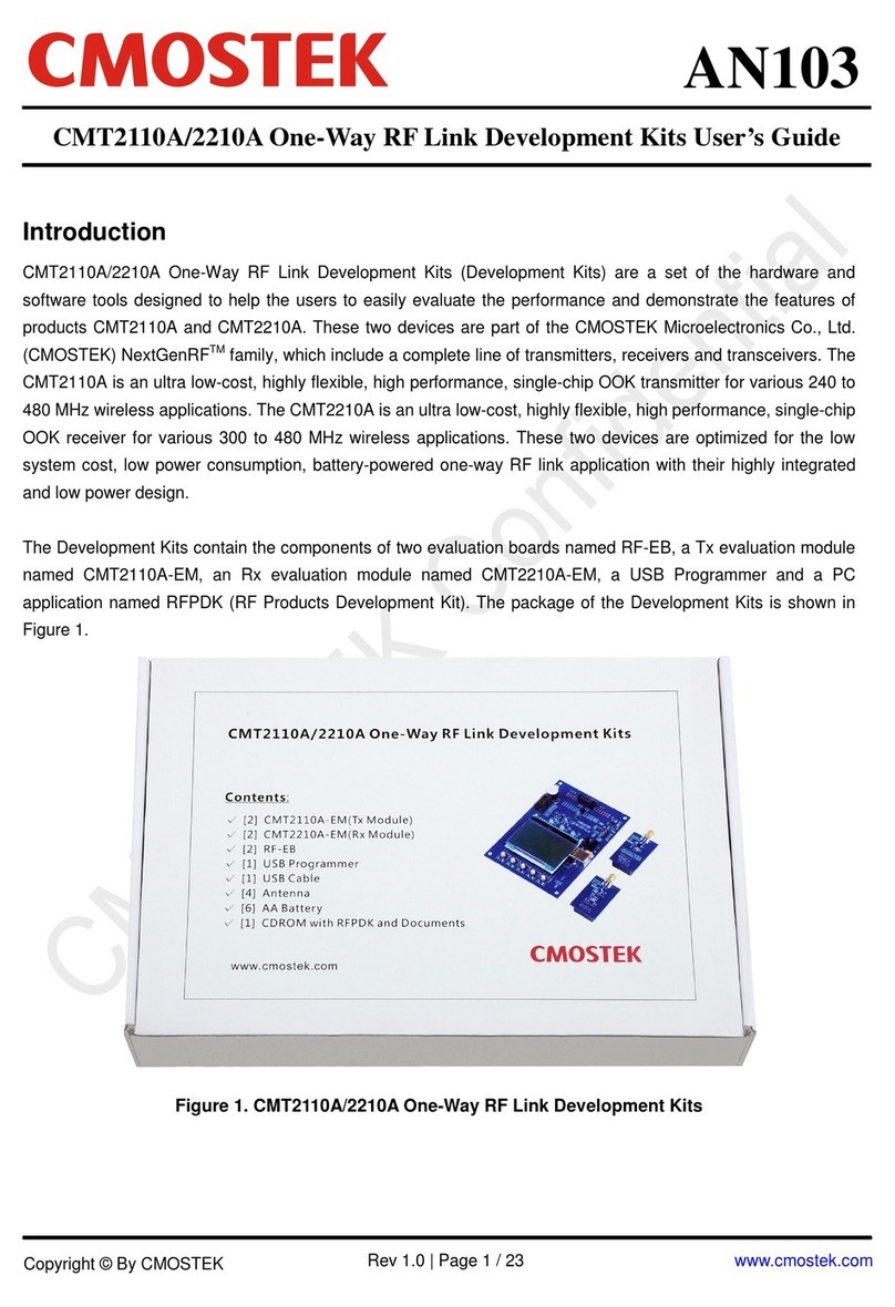 CMOSTEK CMT2110A user guide