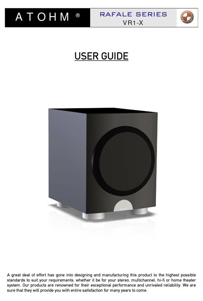 Atohm Rafale Series user guide