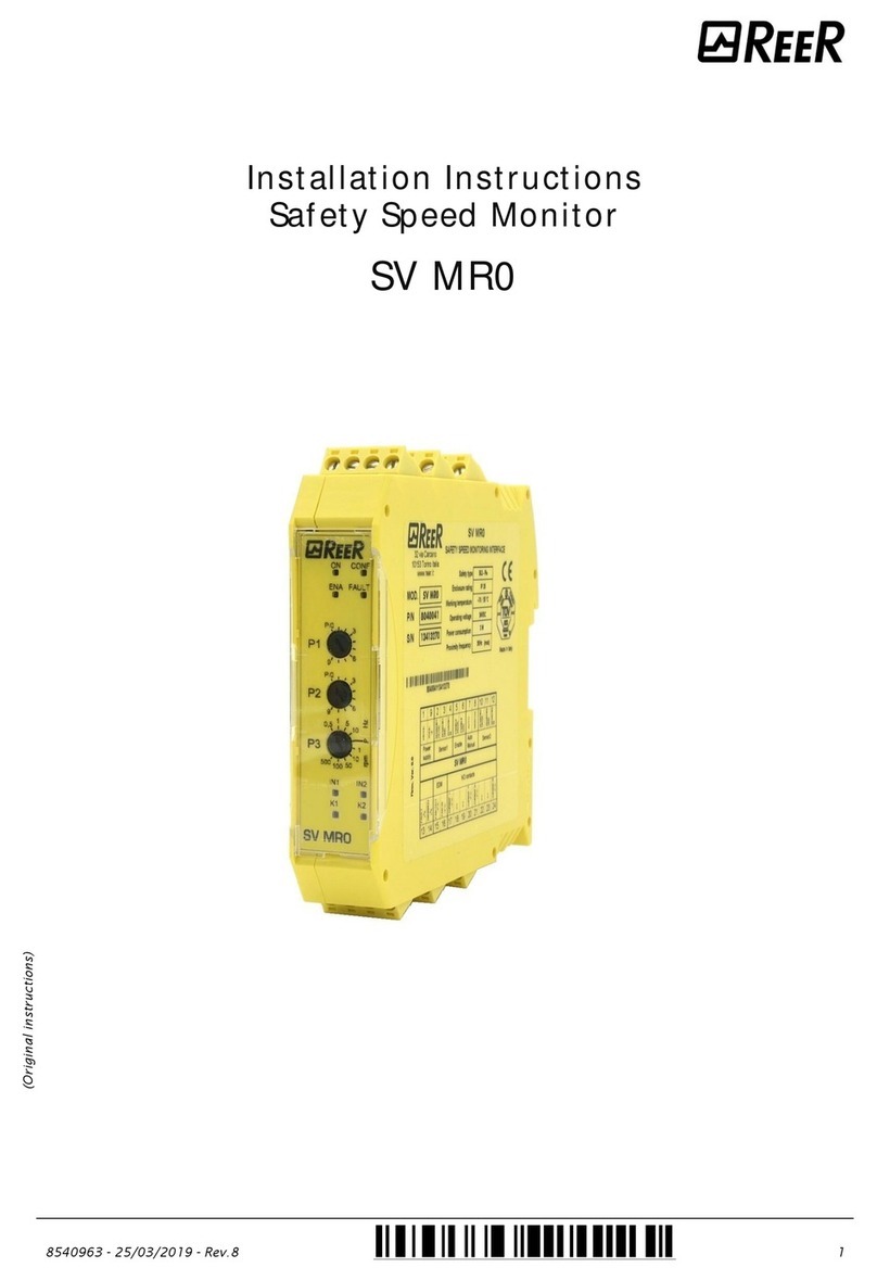 Reer SV MR0 installation instructions