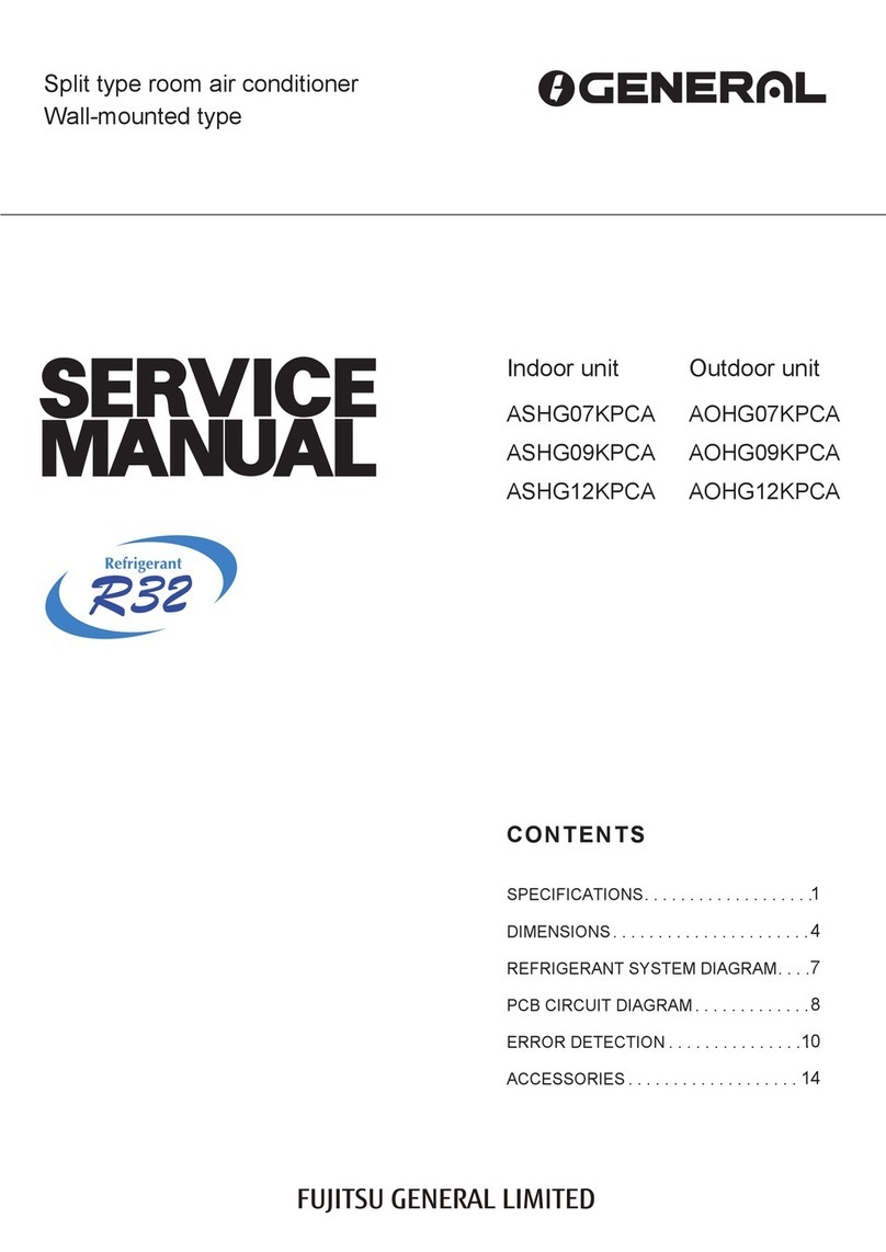 Fujitsu ASHG07KPCA User manual Fujitsu ASHG07KPCA User manual