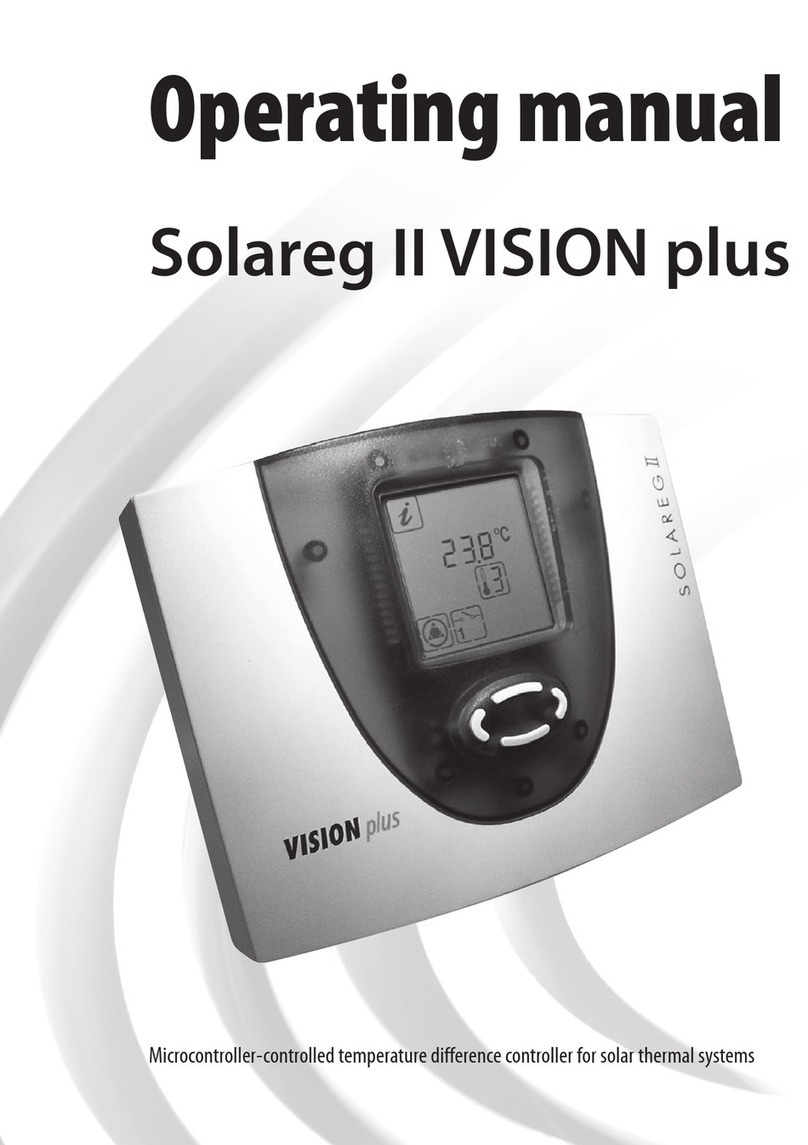 Prozeda SOLAREG II VISION plus operating manual