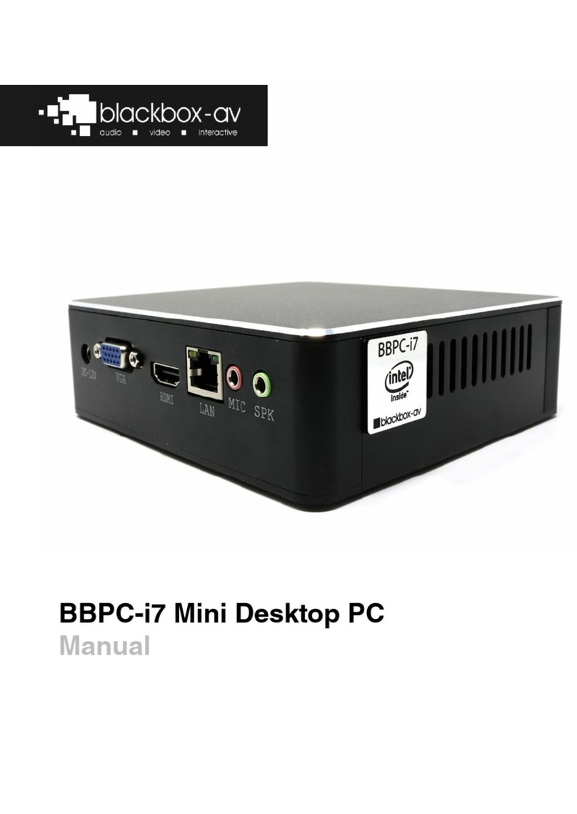 Blackboxav BBPC-i7 manual