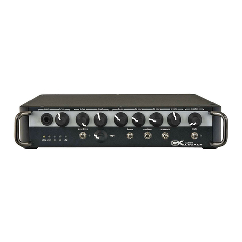 Gallien-Krueger Legacy Series owner's manual