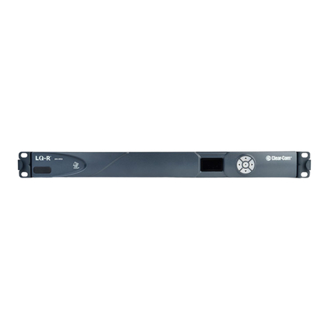 Clear-Com LQ series User manual Clear-Com LQ series User manual