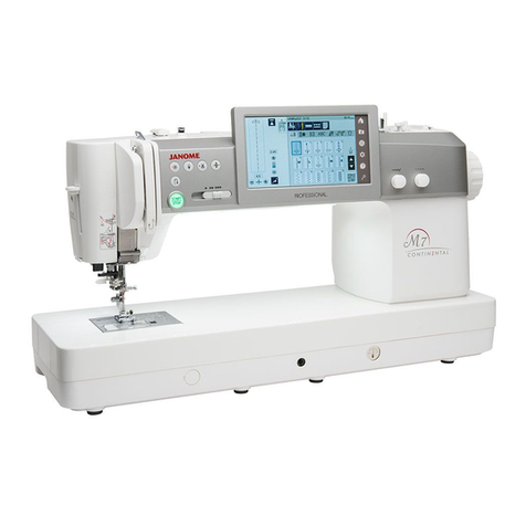 Janome Continental M7 Professional User manual