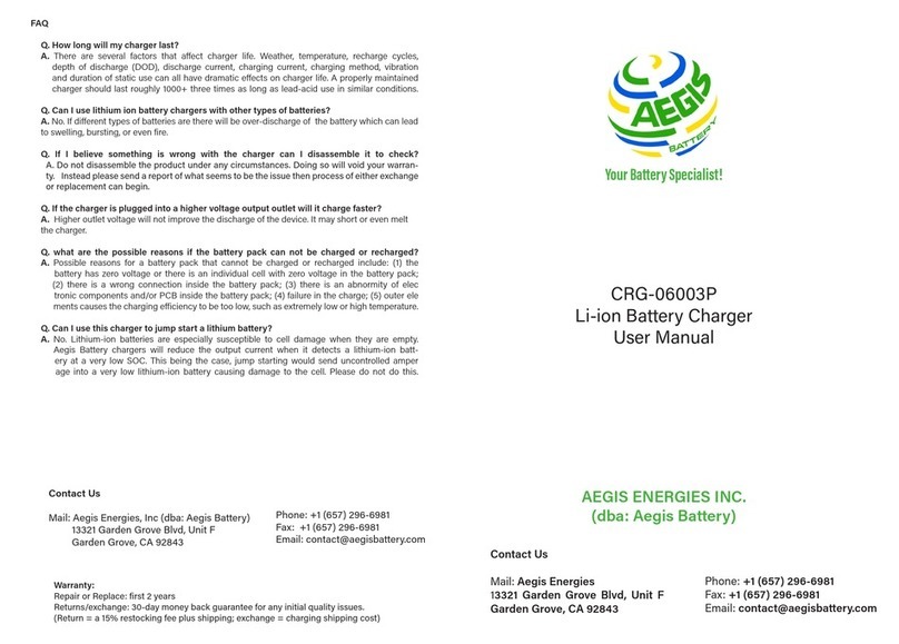 Aegis CRG-06003P User manual