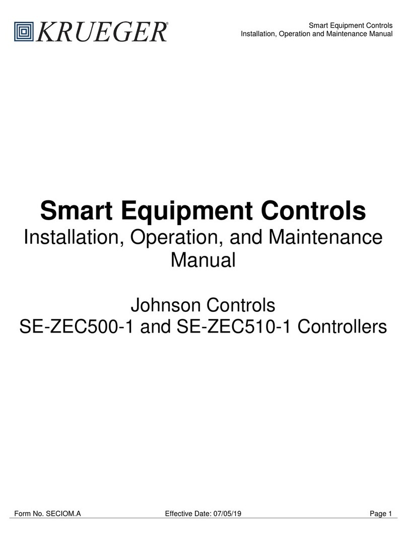 Johnson Controls SE-ZEC510-1 User manual Johnson Controls SE-ZEC510-1 User manual