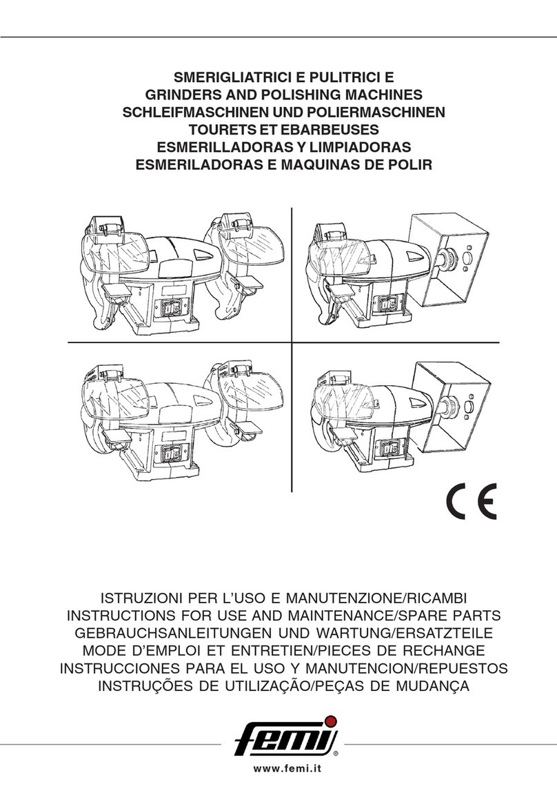Femi 404 Instructions for use and maintenance / spare parts