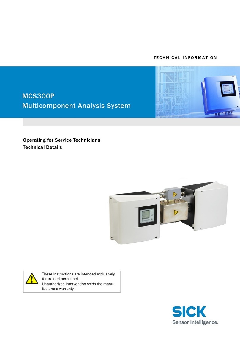 SICK MCS300P technical information