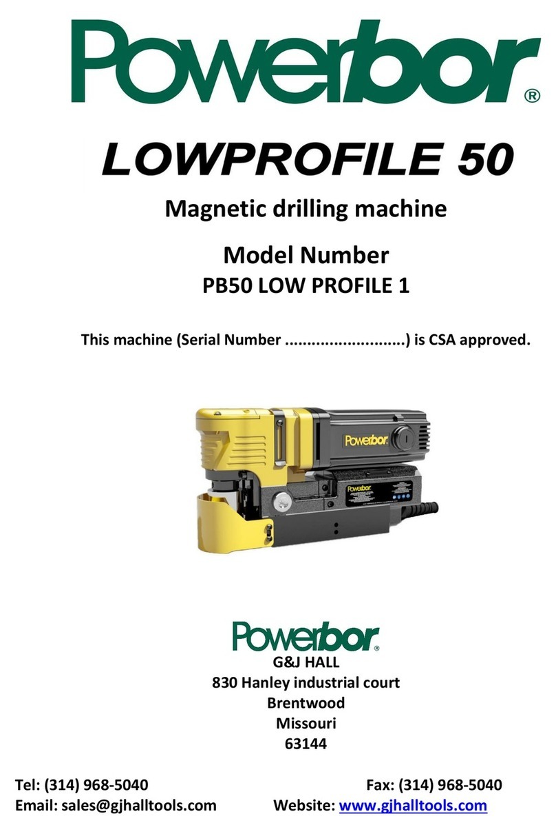 POWERBOR Lowprofile 50 User manual POWERBOR Lowprofile 50 User manual