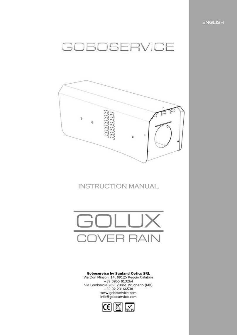 Goboservice GOLUX COVER RAIN instruction manual