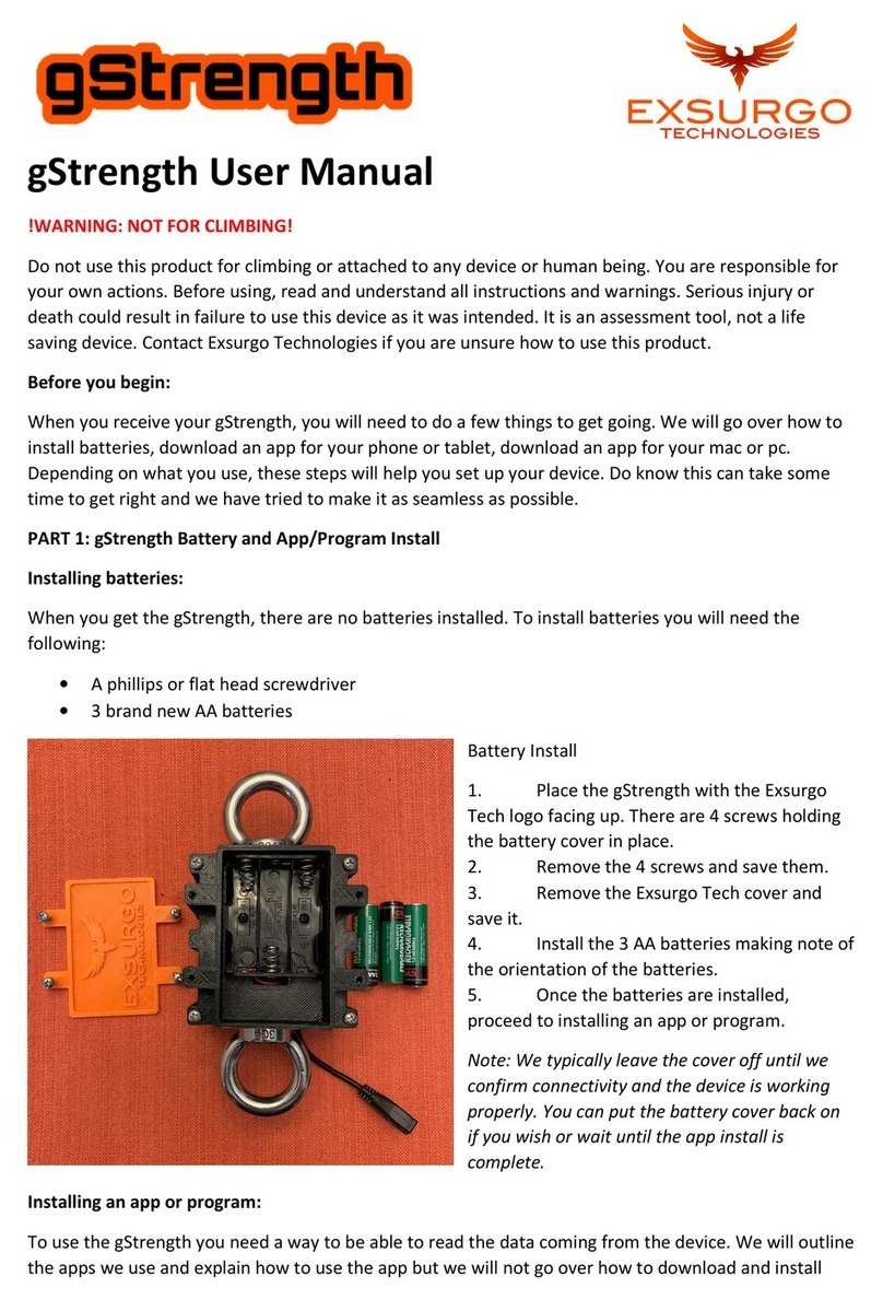 Exsurgo gStrength user manual