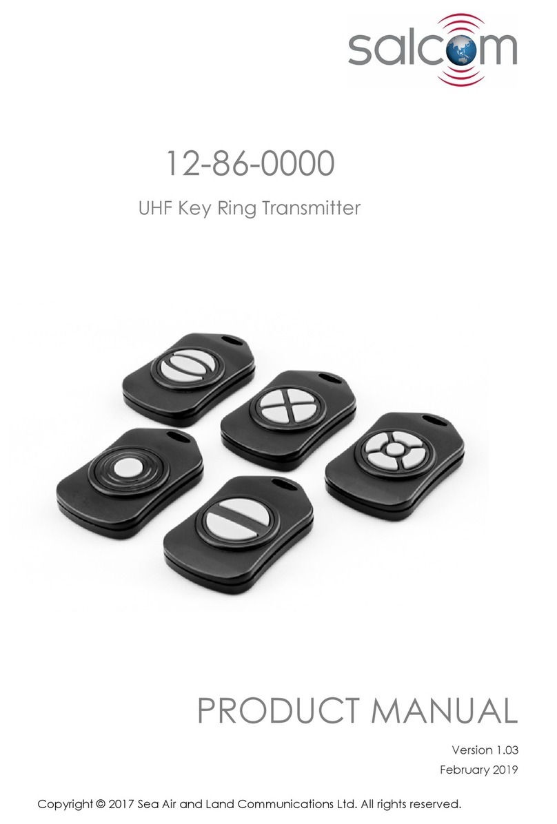 Salcom 12-86-0000 User manual