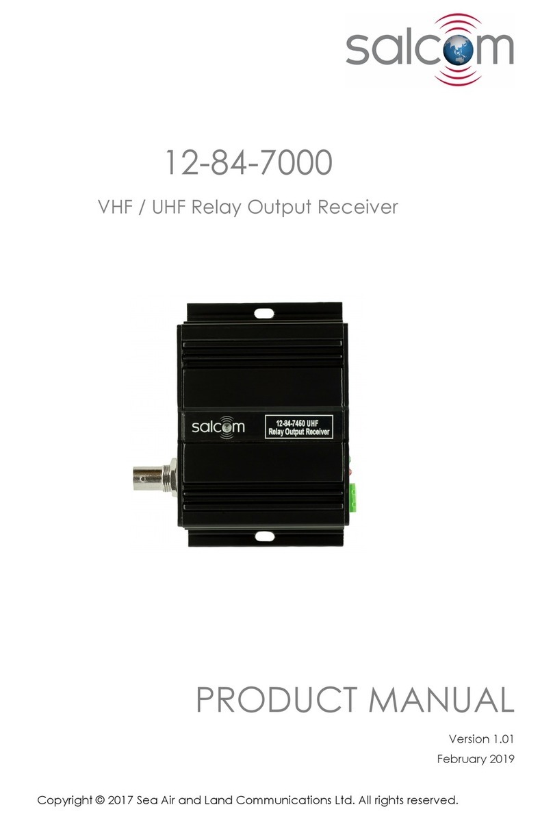 Salcom 12-84-7000 User manual